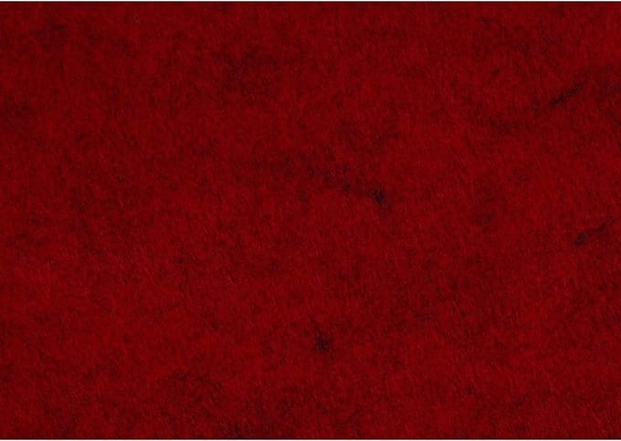 Hobbyvilt, A4, vel 210x297 mm, dikte 1,5-2 mm, gemelleerd, rood, 10 vel | Hobby vilt