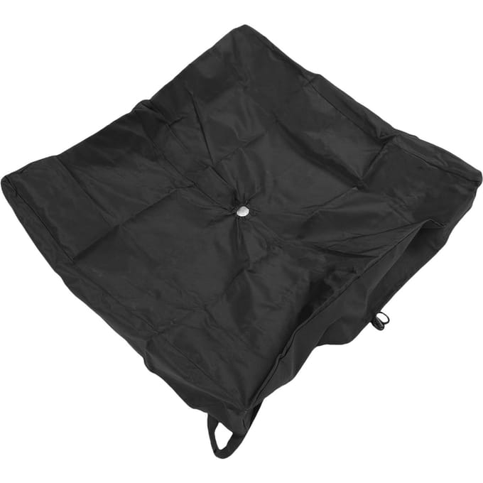 Housse de Base de Parasol de Patio Tissu Oxford 600D Imperméable Résistant au Soleil Résistant au Vent Housse de Base de Support de Parasol pour Base de 30 Pouces black