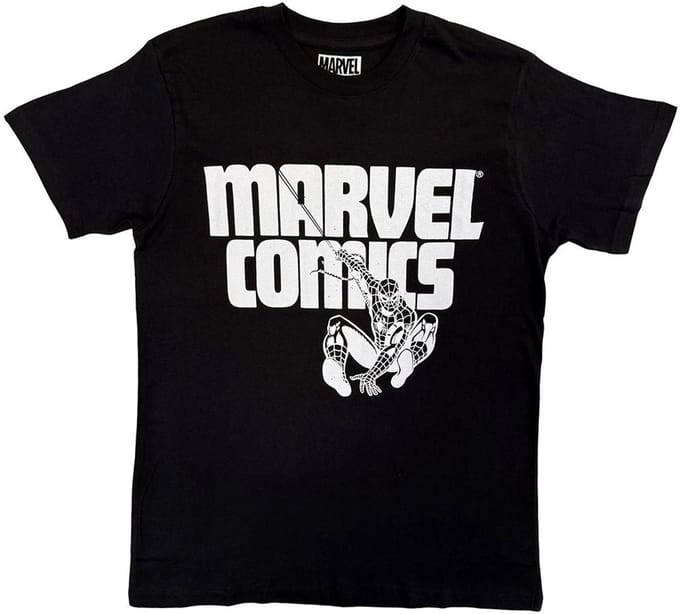 Marvel SpiderMan - SpiderMan Heren Tshirt - M - Zwart