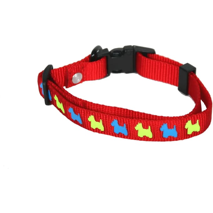 Verstelbare nylon halsband voor honden Martin Sellier