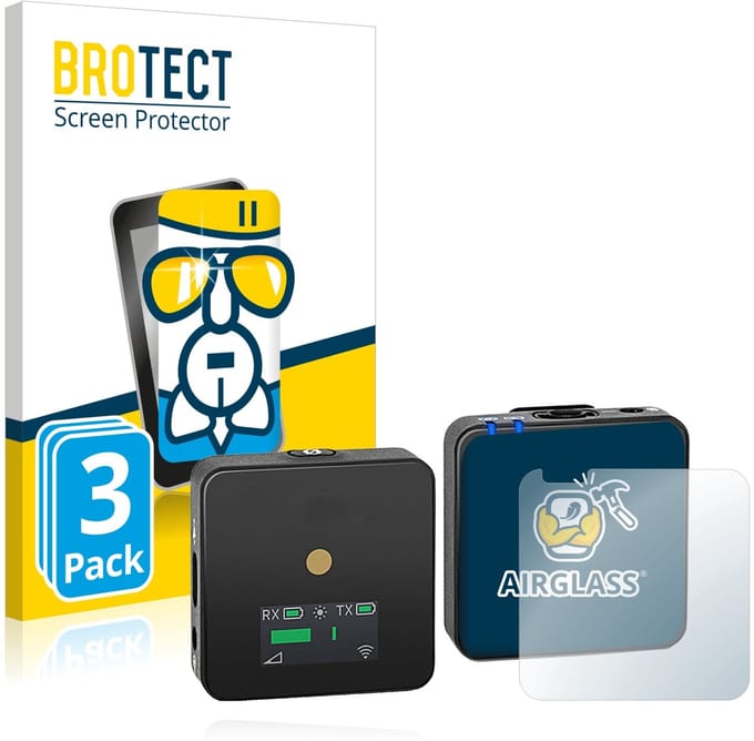 Screenprotector 3 Stuks voor Rode Wireless GO II Beschermglas transparant