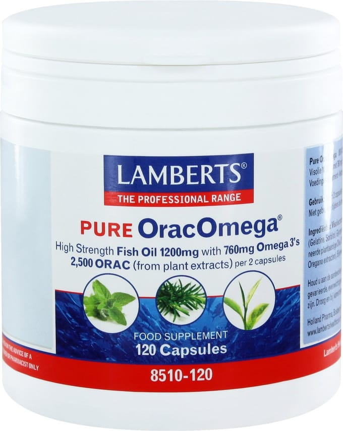 Lamberts Pure Orac Omega - 1200 mg - 120 Capsules