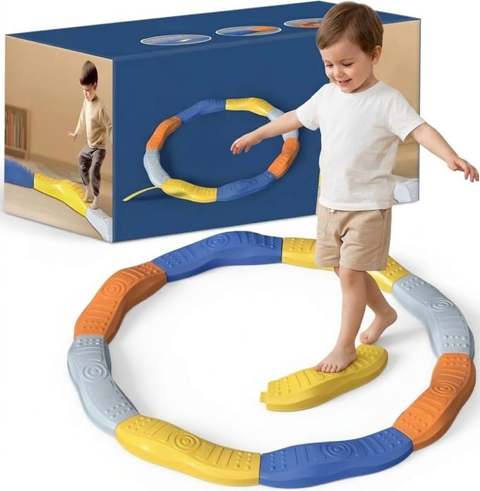 Woopie modulaire evenwichtsbalk volgt sensorische padcirkel