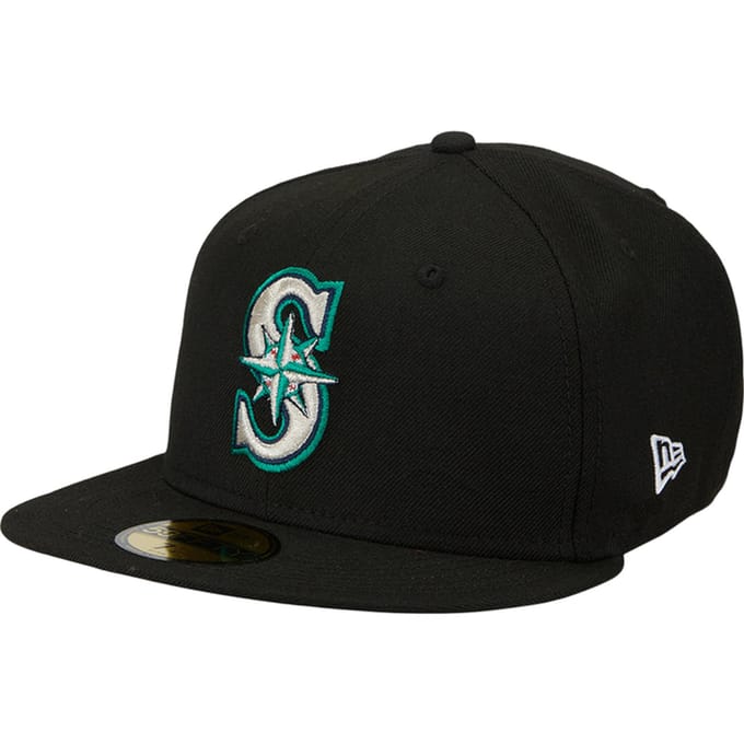 New Era Seattle Mariners 59fifty Pet Zwart