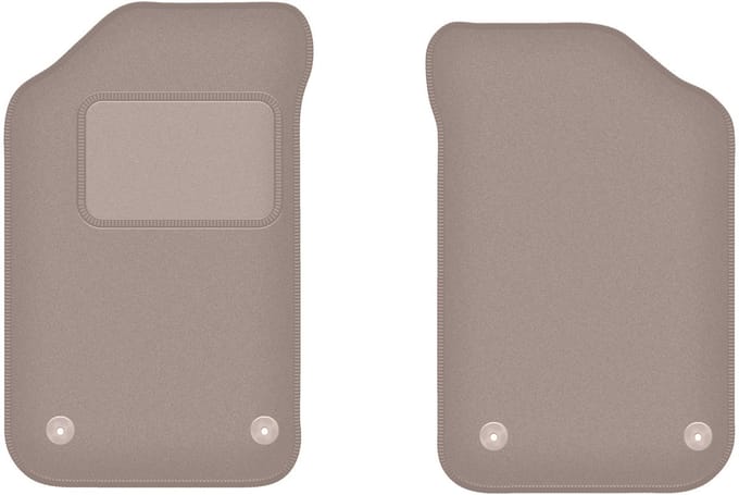 Beige veloursmatten voor: MG F/TF coupé, cabrio (2007-2011)