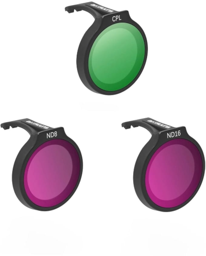 50CAL Camera Lens Filter Set voor DJI Neo FPV Drone – CPL, ND8, ND16