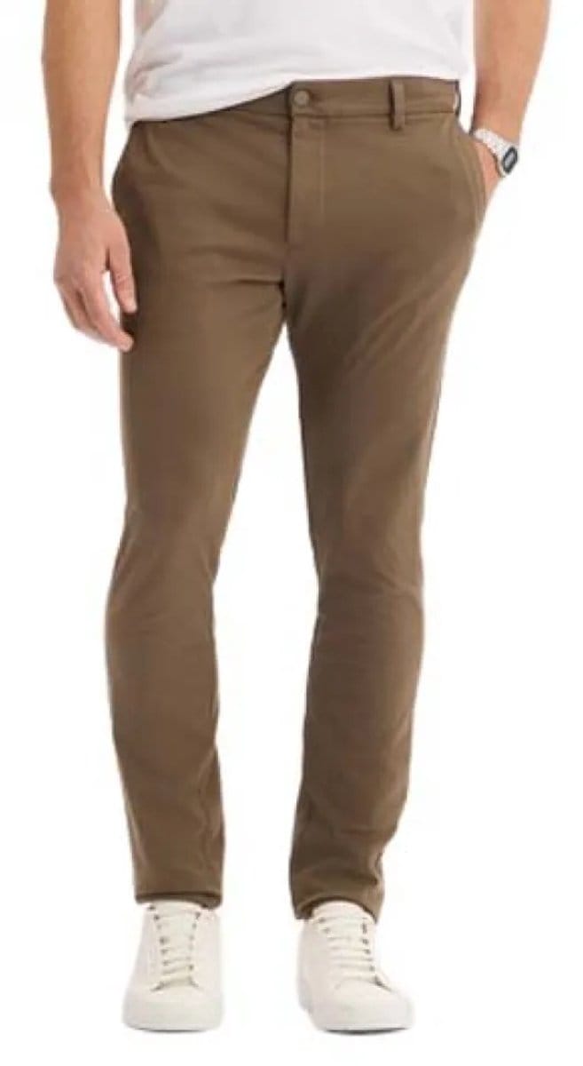 Dockers Go Active Flex Skinny Chino Broek Bruin 38 / 34 Man