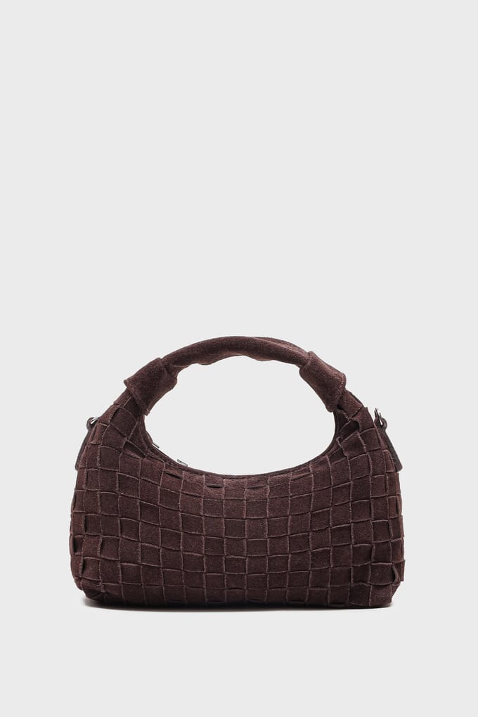 Núnoo Mini Dandy Braided Suede Chocolate Größe: OS | Handtaschen Outlet | Unisex | Braun