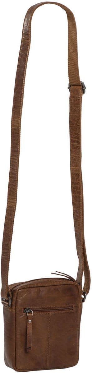 Daniel Ray Port Hedland Leren Schoudertas / Crossbodytas - Cognac