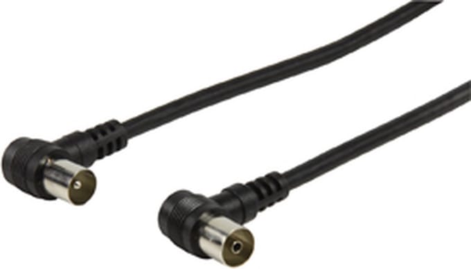 Valueline CX-B 2.5 coax-kabel 2,5 m Zwart