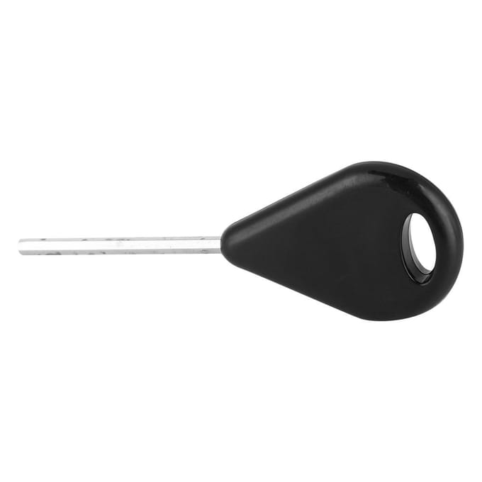 Vin Sleutel met 3 Schroeven FCS Vervanging voor Dorsal Surfboards black