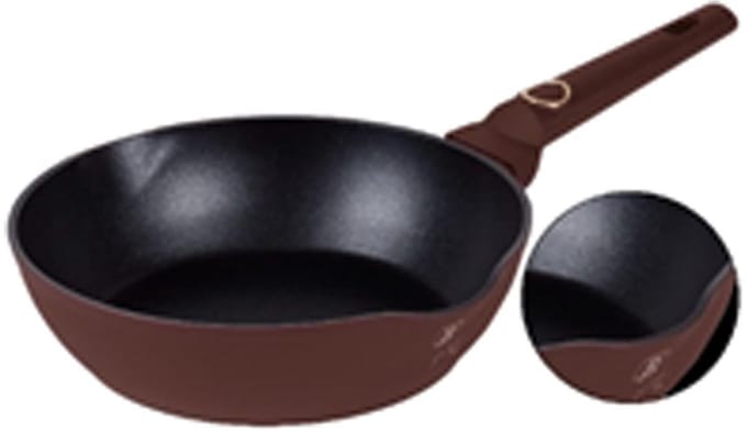 BerlingerHaus 8031 - Koekenpan - 28 cm - Leonardo collection - met schenktuit