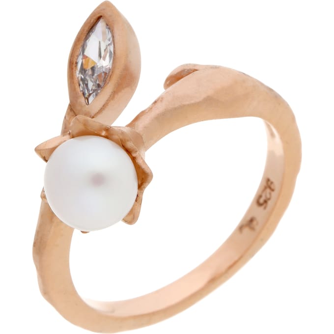 Orphelia Dames 925 Sterling Zilveren Ring - Roze ZR-3938/1