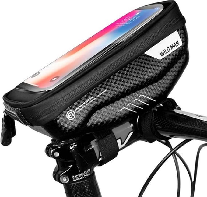 WILDMAN Fietskoffer/houder S E1 frametas zwart/zwart