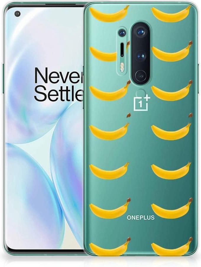 OnePlus 8 Pro Siliconen Case Banana