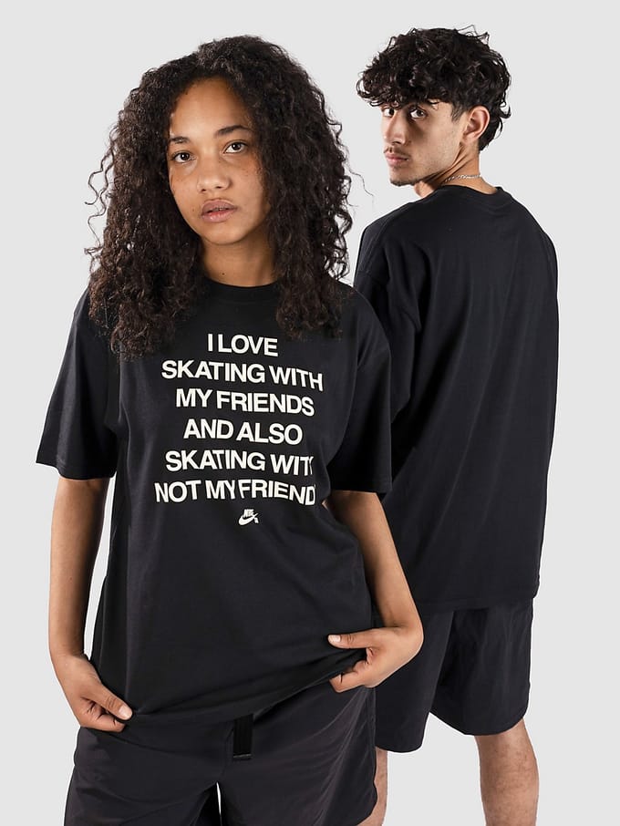 Nike Tell My Friends T-Shirt zwart