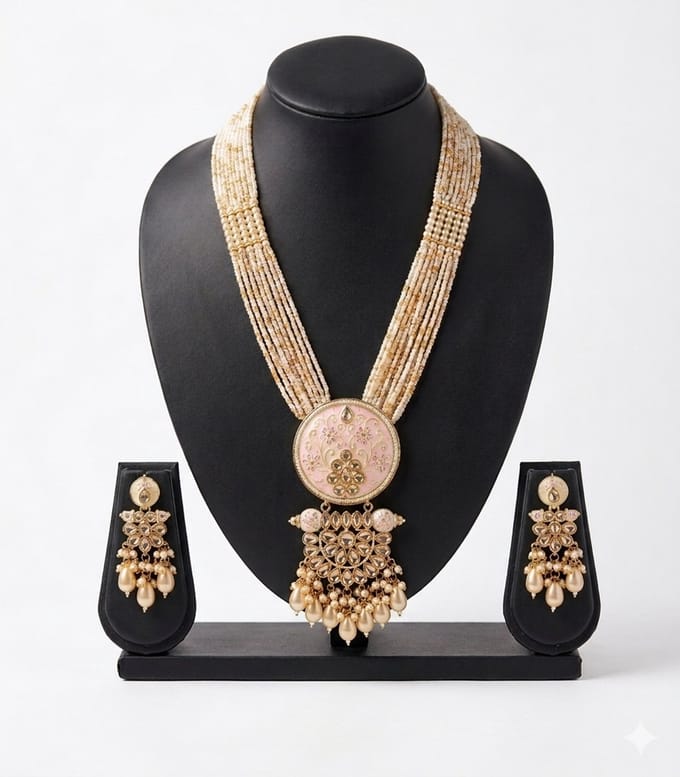N3 Collecties Luxe Lange Imitatie Sieradenset voor Dames