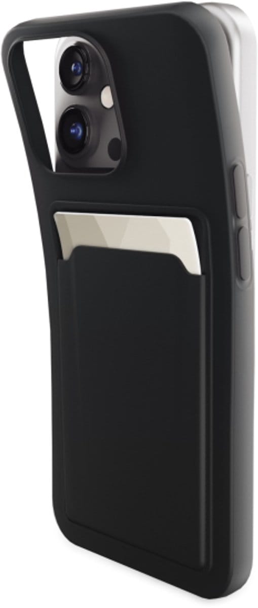 Mobilize Rubber Gelly Card Case Apple iPhone 16e/17e Matt Black