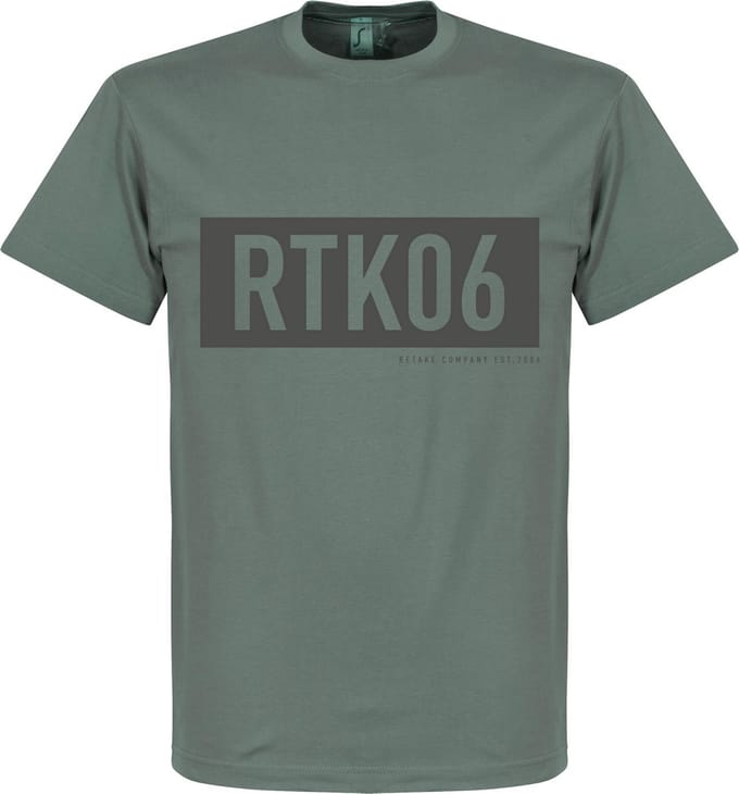 Retake RTK06 Bar T-Shirt - Zink - M