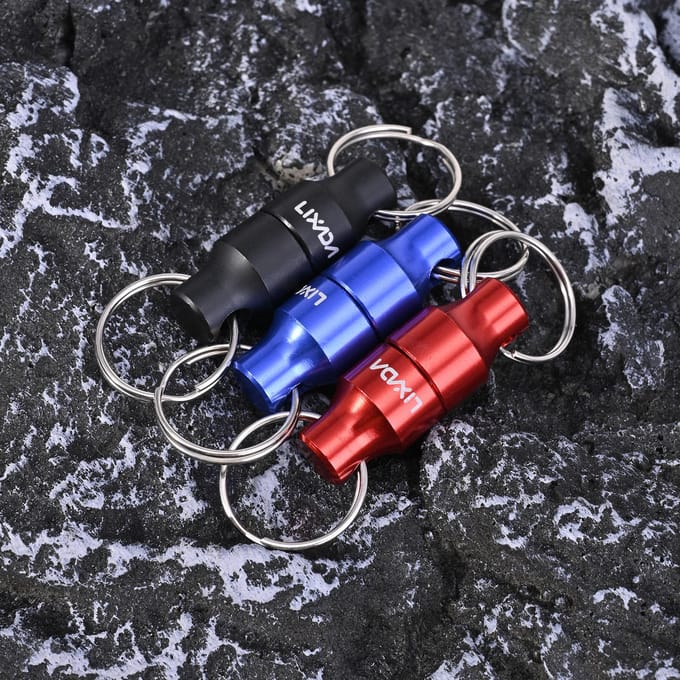 Lixada Vliegvissen Magnetische Net Release Houder Keeper Magneet Clip Landing Net Connector 1pc rood
