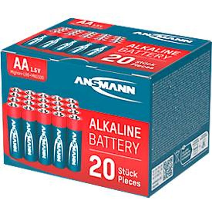Ansmann LR06 Red-Line AA batterij (penlite) Alkaline 2800 mAh 1.5 V 20 stuk(s)