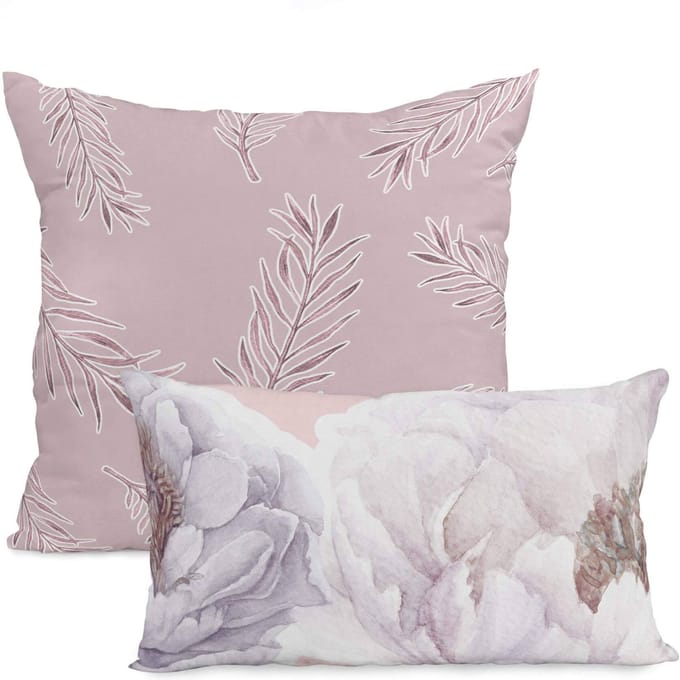 Set van 2 kussenhoezen Soft Bouquet | Happy Friday