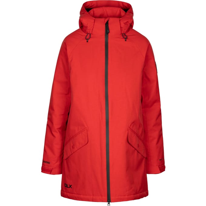 Trespass Dames/Dames Isabelle DLX Jas (Rood)