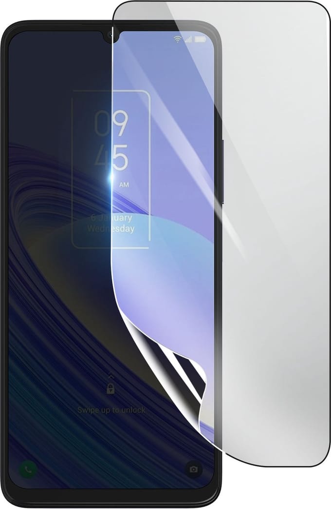 3mk, Geschikt voor TCL 40 SE, Schokbestendige Hydrogel Screenprotector, Transparant
