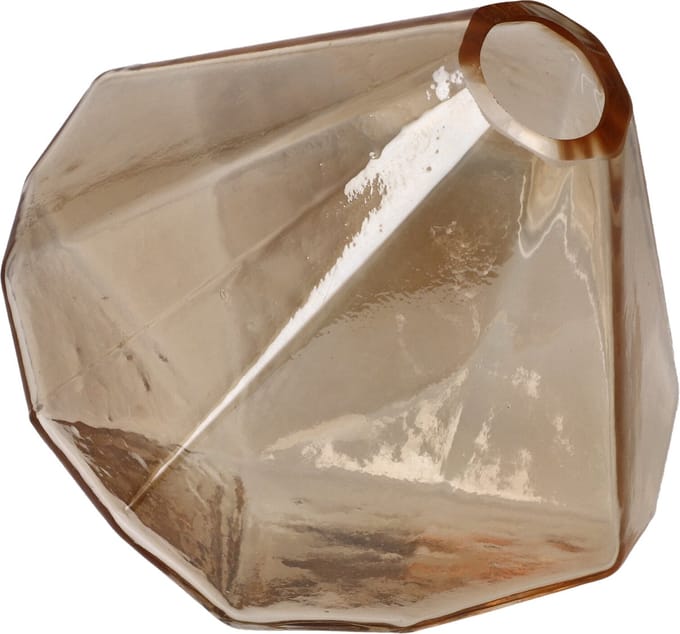 Goebel - Accessoires | Vaas Diamond Shiny Sand 14 | Glas - 14cm