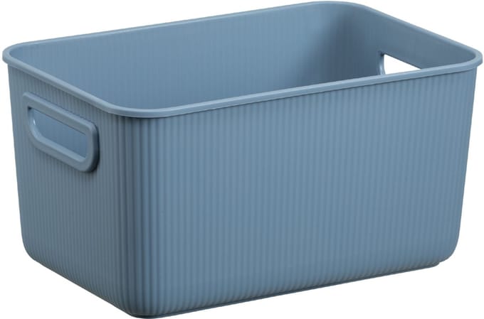 Akita Plast Team - Opbergbox - Opslagcontainer 5L - 100% gerecycled - Blauw