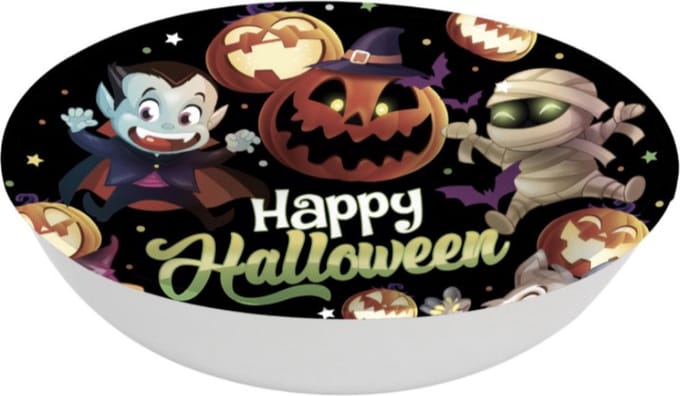 Fiestas Guirca - Halloween schaal little monsters - 32 x 6 cm