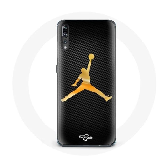 Coque - Huawei - P20 Air - Jaune - Logo Michael Jordan - Souple jaune