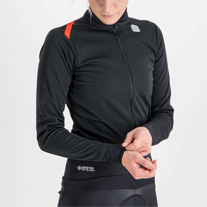 Sportful Fietsjack waterafstotend dames Zwart - L