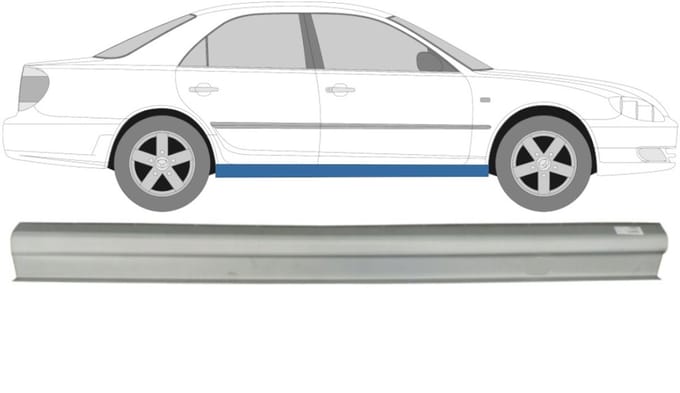 Reparatie dorpel voor Toyota Camry 2001-2006 / Rechts