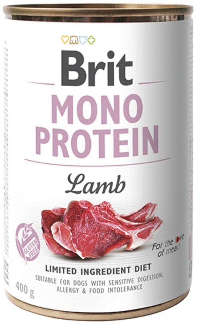 Brit Blik Care Mono Protein 400 g - Hondenvoer - 6 x Lam