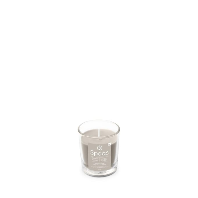 Spaas geurkaars glas 25u - mindful morning