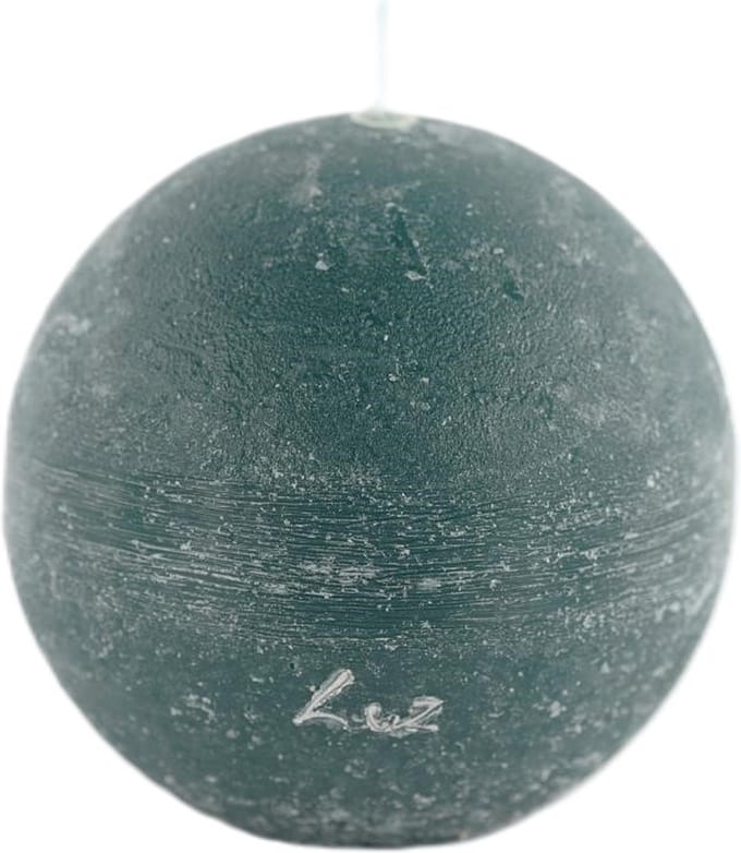 Rasteli Luz Your Senses Kaars- Bolkaars Groen-Atlantic Deep D 10 cm