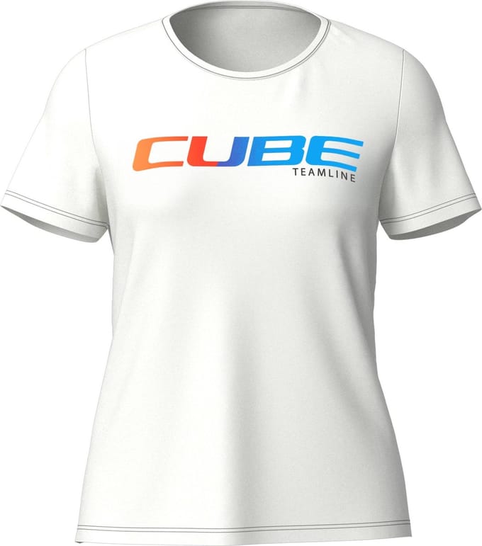 CUBE Organisch WS Fietsshirt TEAMLINE WHITE L (40)