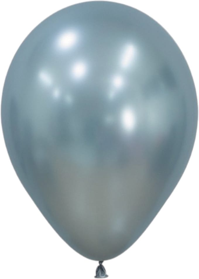Latex ballonnen Sempertex Silk Arctic Blue, 12inch - 12 stuks