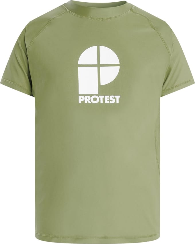 Protest PRTCater – Uv shirt Heren – Korte mouwen – Ronde hals – Wit