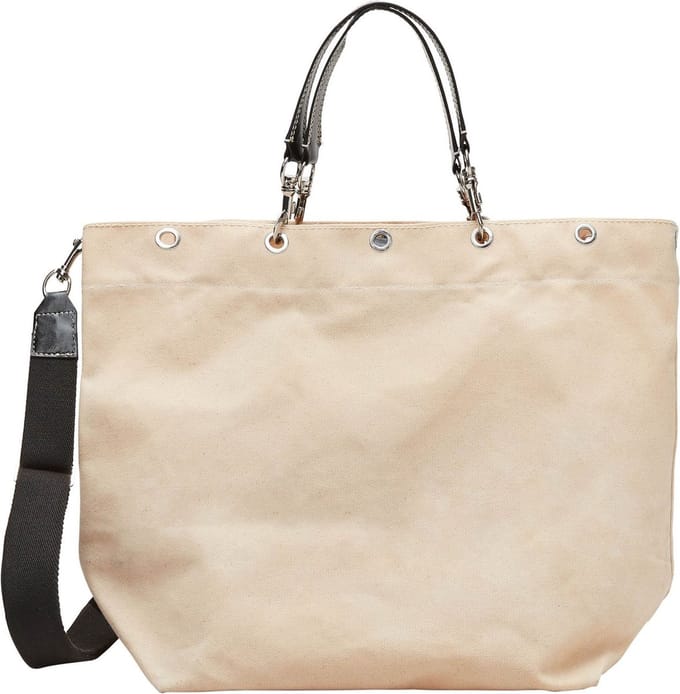 s.Oliver Schoudertas Shopper Cream-White Wit Beige