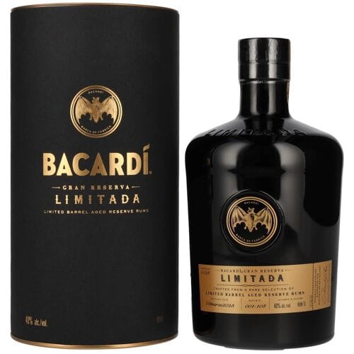Bacardi Gran Reserva LIMITADA Limited Batch Rum 40% Vol. 1l in geschenkverpakking