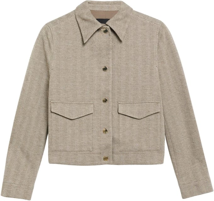 Regular fit overhemdjack met viscose