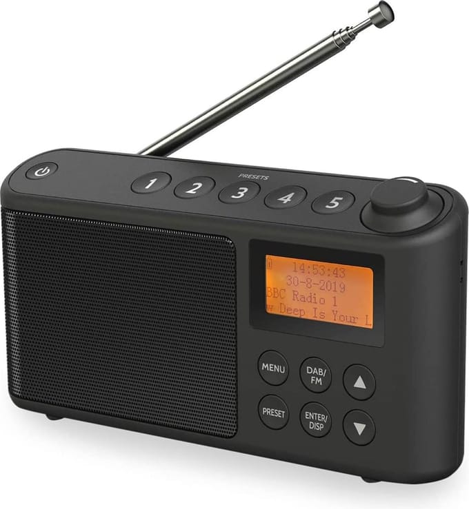 Radio , 100% nieuw -Lichtgewicht / douche-radio - DRAAGBAAR EN COMPACT