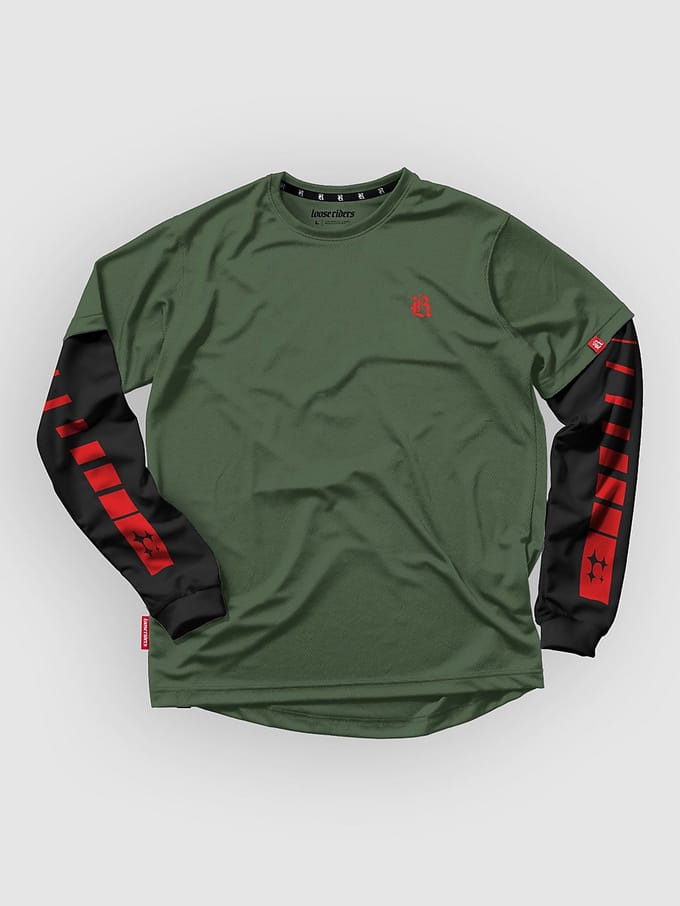 Loose Riders Shutter Twfr Long Sleeve Jersey groen