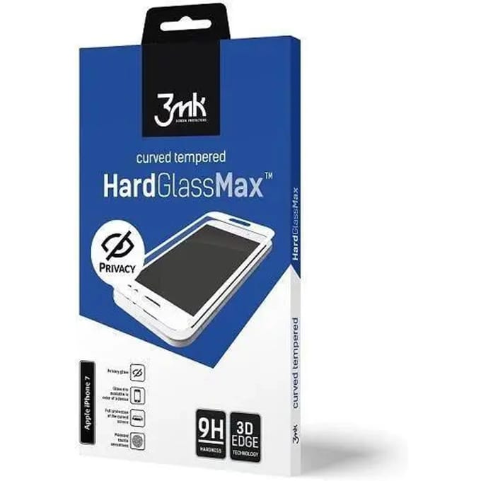 Versterkt gehard glas 3MK Apple iPhone 7 - HardGlass Max Privacy™