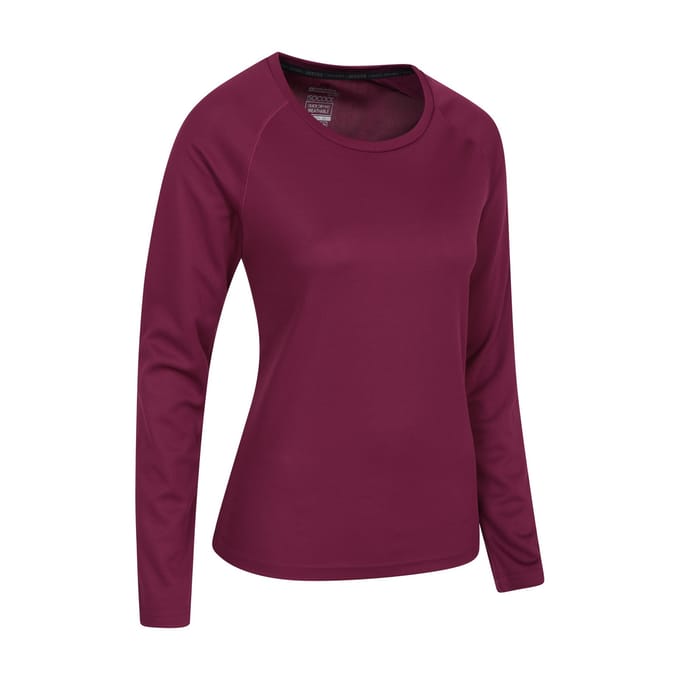 Mountain Warehouse Dames/Dames Endurance Top met lange mouwen (Roze)