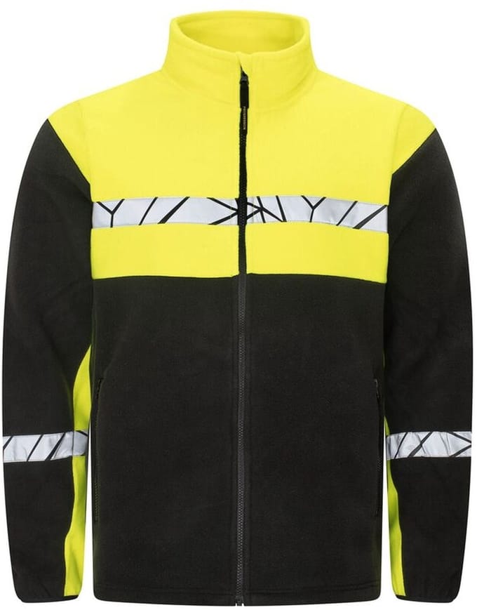 ProJob 7300 FLEECE 647300 - Zwart/Geel - 4XL