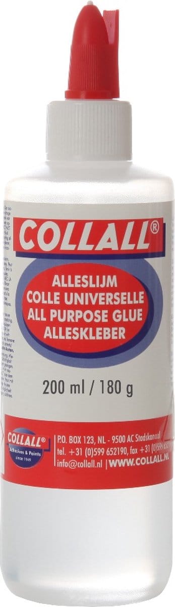 Alleslijm Transparant 200ml in Fles (1 st.)