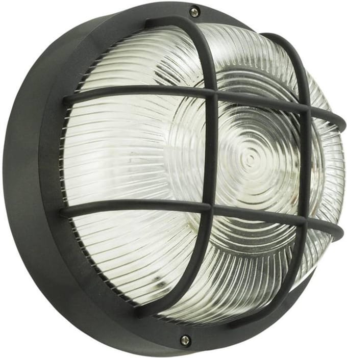 Benson Ronde buitenlamp - waterdicht - zwart - E27 fitting - 18 cm